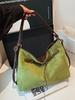 Large Capacity Retro Suede Tote - 2026 Autumn/Winter Portable Commuter Handbag