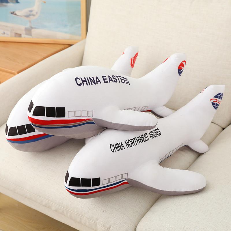 Model Plush Airplane Toy Aeroplane Stuffed Doll Home Decorations Kids Gifts