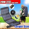 20W Portable USB Foldable Solar Panel, Folding Solar Panels For Travel, Mobile Phone Charging Bank, Flashlight, Fan, Mobile Phone Ba