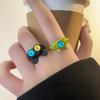 Creative Openable Monster Ring for Women & Kids – Cute Cat Design with Big Eyes, Trendy Sweet & Cool Index Finger Jewelry