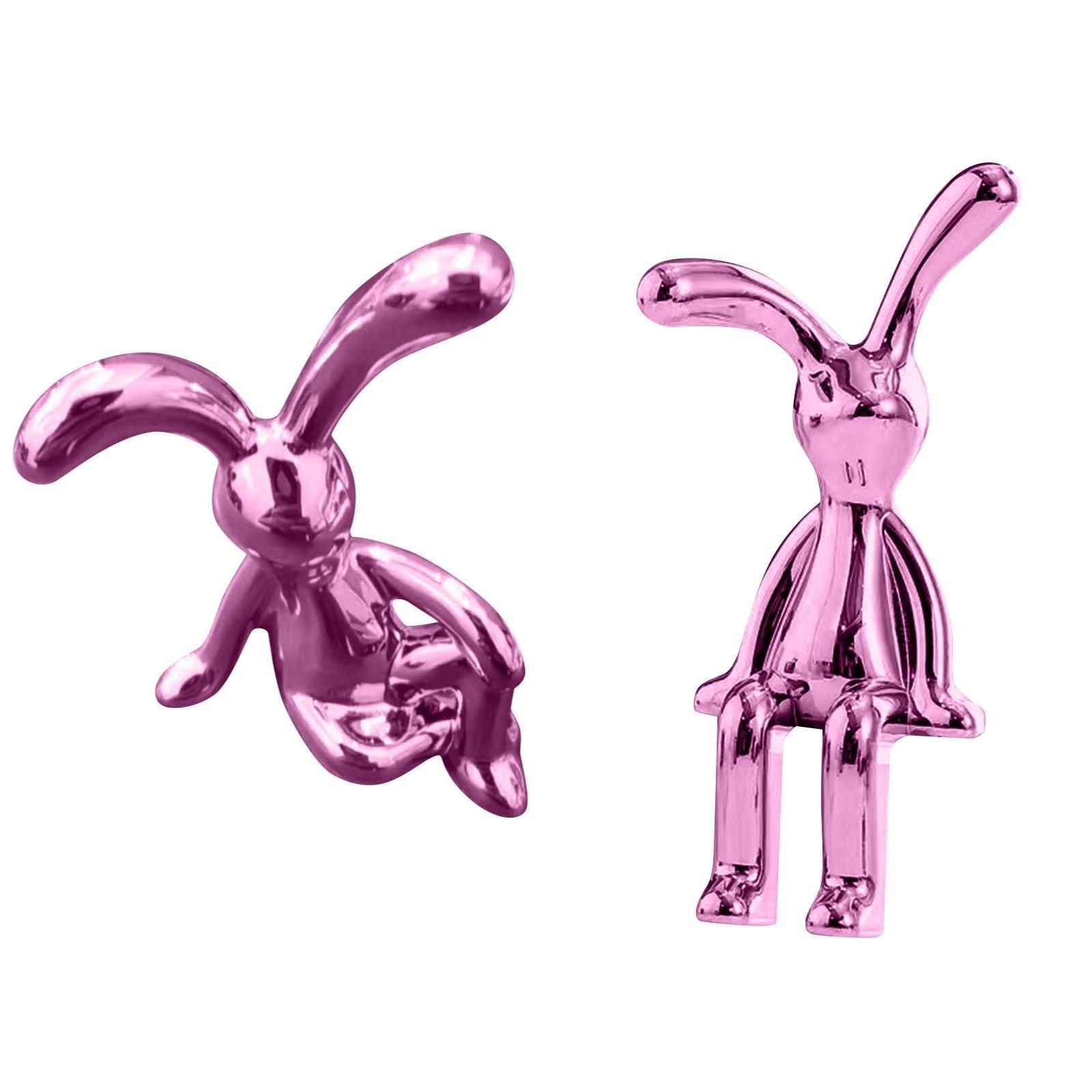 

Cartoon Creative Sitting Posture Long Eared Ornament One size розовый