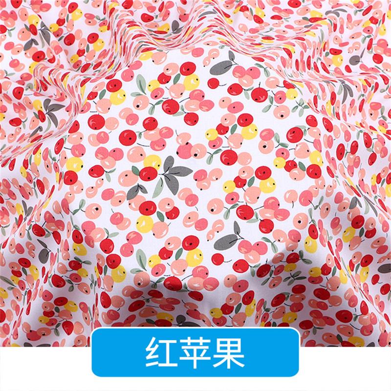Mulberry Cotton Pajamas Fabric Artificial Cotton Silk Rayon Printing Cotton Fabric Spot Baby Summer