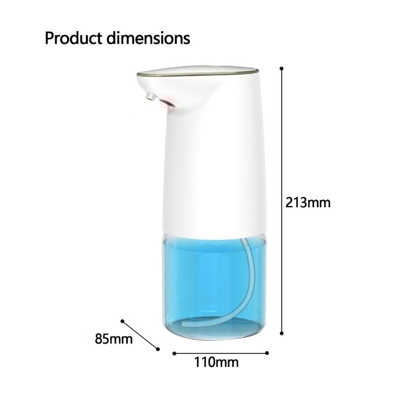 Automatic Liquid Dispenser Featuring 3 Choice Output preferences IPX5 Resistant Build For Kitchen And Bathroom USB Operated 500ml Large Capacity