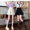 A-line Petite Women's Skirt - 2026 Autumn Academic Style Umbrella Skirt, High-Waisted Slimming Pleated Design