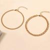 Elegant Double-Layer Cuban Chain Anklet for Women - Unique, Minimalist Beach Style Accessory