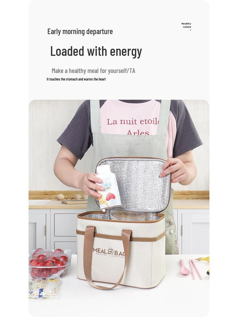 Insulated Large Lunch Bag for Work, School, and Picnics