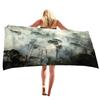 Forest Pattern Printing Series Seaside Vacation Beach Towel Swimming Bath Towel Sports Towel