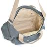 [Barcos Blue] Pocket Design Tote Bag, Shoulder Bag for Men and Women, A4 Size Compatible, Gray