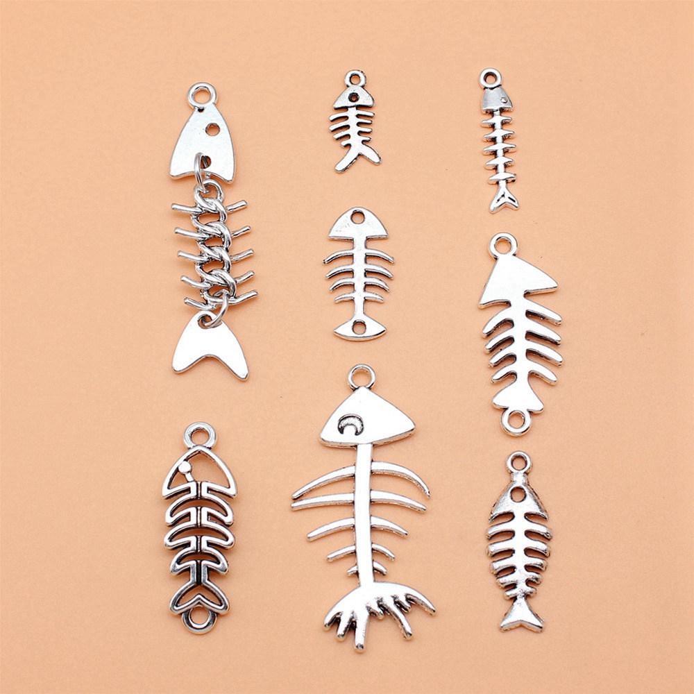 Dolphin Charms 1 Sets Mix Animal Pendants For Ocean Themed Jewelry Making Mix Set