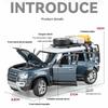 1:24 Land Rover Defender 110 Car Model Toy Doors Opened Models Toys Sound Light Off-road Vehicle Boys Best Ornaments Gifts