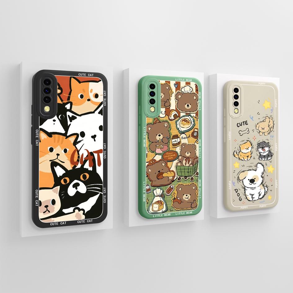 Hot Case For Samsung A50 A51 A52 A53 A54 M53 M54 A71 A72 A73 Lucky Girl Cute Panda Myk Super støtsikker silikon Passende bakdeksel til Samsung Capa