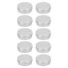 10 PIEZAS Latas de Trabajo de Olor para Perros Redondas de Aluminio Contenedor de Kit de Entrenamiento de Trabajo de Nariz para Entrenamiento de Mascotas 60ml