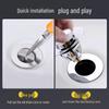 Copper Pop-up Basin Stopper & Anti-Clog Drain Filter