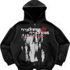 Herren Herbst 2025 Blutroter Thriller-Print Mode-Hoodie
