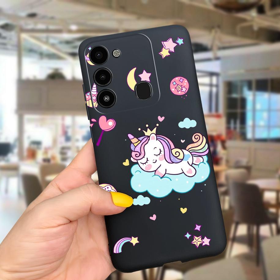 Couple Heart Silicone Case For Tecno Spark 8C Cover Spark8 8 C KG5k KG5j Painted Soft TPU Phone Case For Tecno Spark 8 Pro Etui