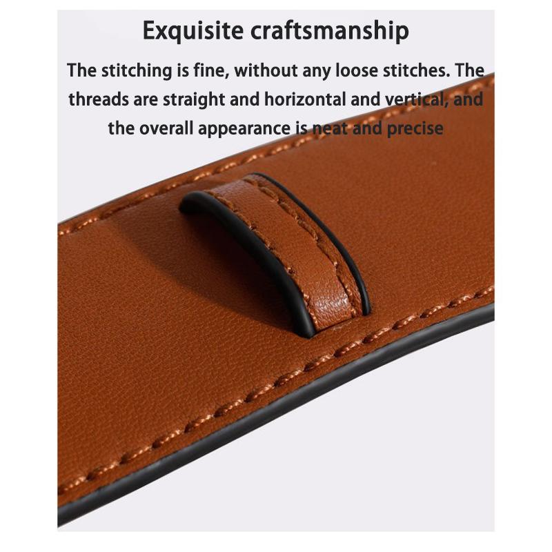 EverToner Fashion Leather Bag Straps Long Adjustable Leather Bag Strap Replacing Underarm Shoulder Straps Bag Accessory