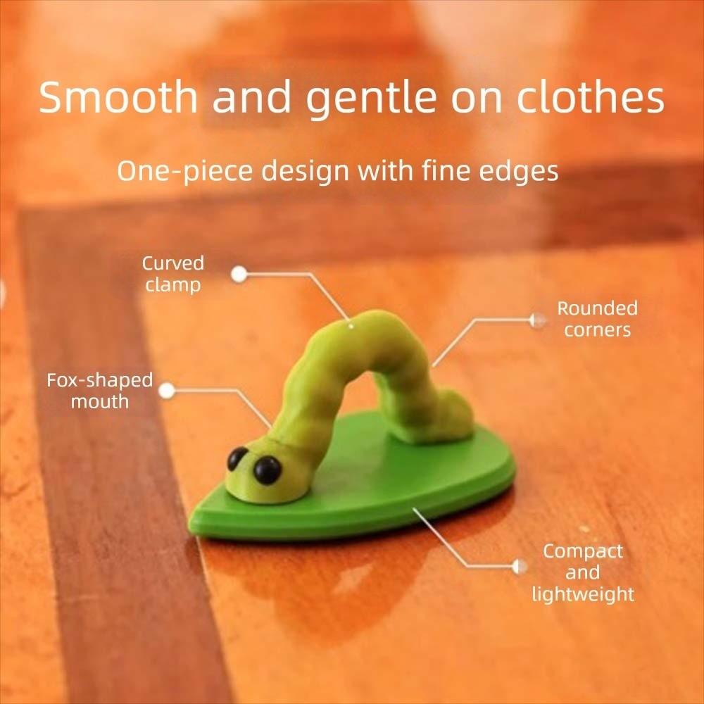 Eye Holder Cater Clip Magnetic Cute Little Bug Brooch Unique Earthworm Eyeglass Clip  Daily Use
