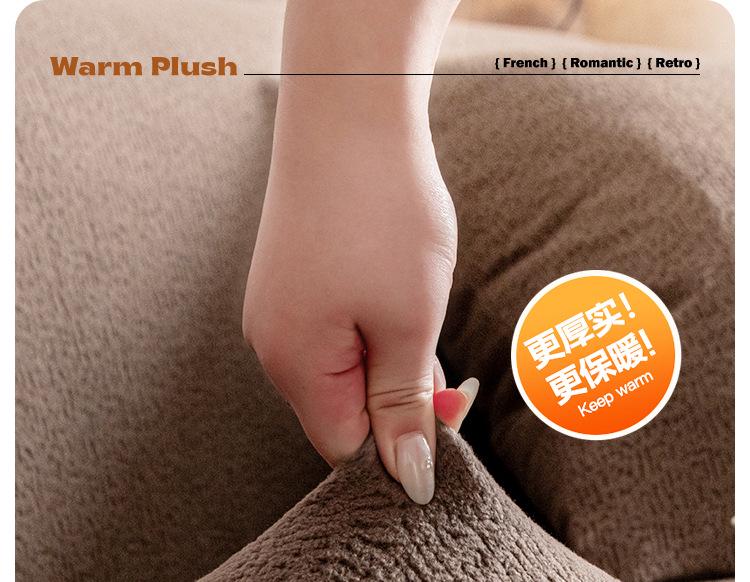 High-End Plush Sofa Cover - Full Coverage, Winter-Ready, Anti-Scratch, 2026 New Edition