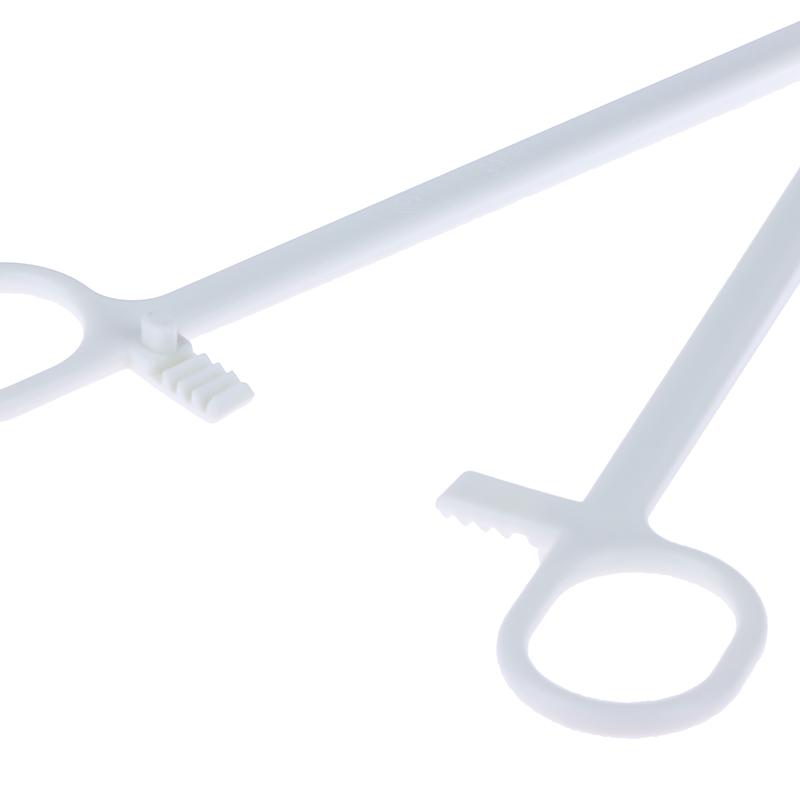 1Pcs Medical Use Plastic Hemostat Forceps Sharp Mouth Pliers Surgical Cottonball Sponge Clamp Outdoor First Aid Tools