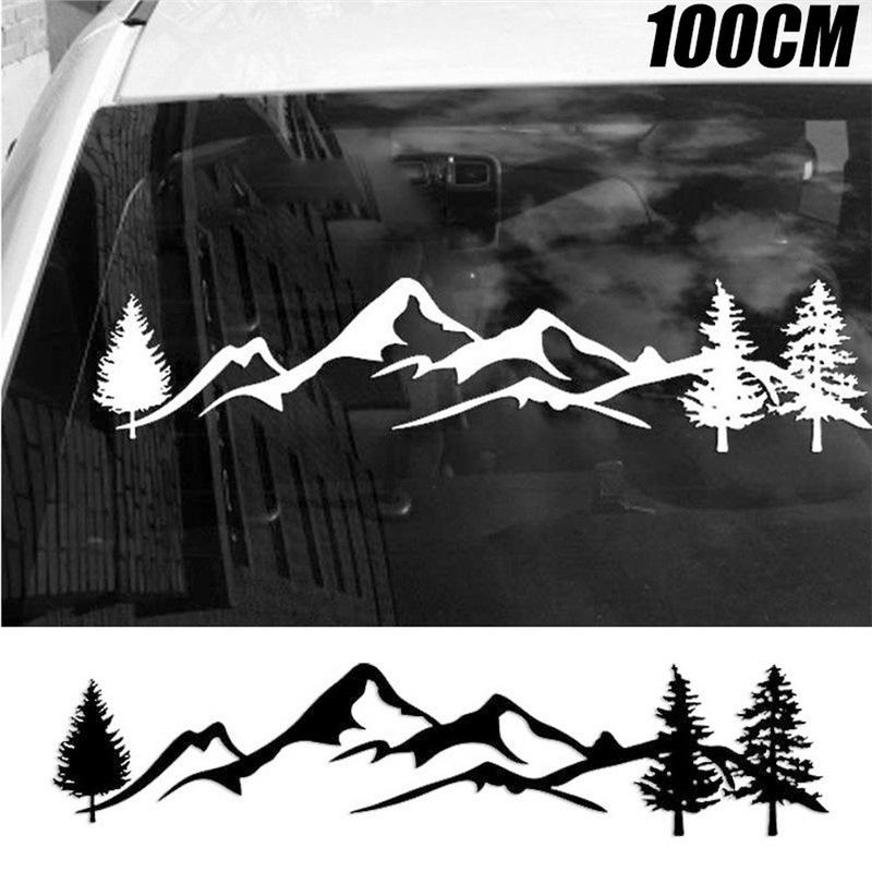 Mountain Forest Totem SUV Decal for Rear Windshield