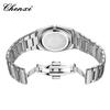 CHENXI Watches for Man Silver Business Fashion Men's Quartz Watch Luminous Date Calendar Display Waterproof Wristwatch