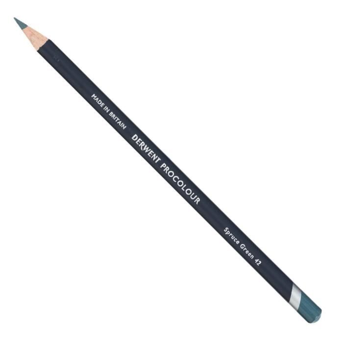 Crayon de couleur - DERWENT - PROCOLOUR - Vert foncé - 1 crayon - Mixte - Etude