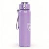 PC Number Ten Minimalist Grey Text Print 750ml colorful plastic sports water bottle leakproof pop up lid with straw for outdoor work home use
