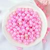 Acrylic Solid Color Round Beads for DIY Jewelry Bracelet Making