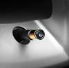 Zinc Alloy Valves Stem Caps Cover, 4Piece Set, with Airtights Rubber Seal Leak Proof for Wheels Motorbike Secure Parking