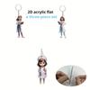 Lovely Nurse, 3PCS, 2D Flat Acrylic, Decoration, Suitable for Keychain, Backpack, Nurse, Christmas, Halloween