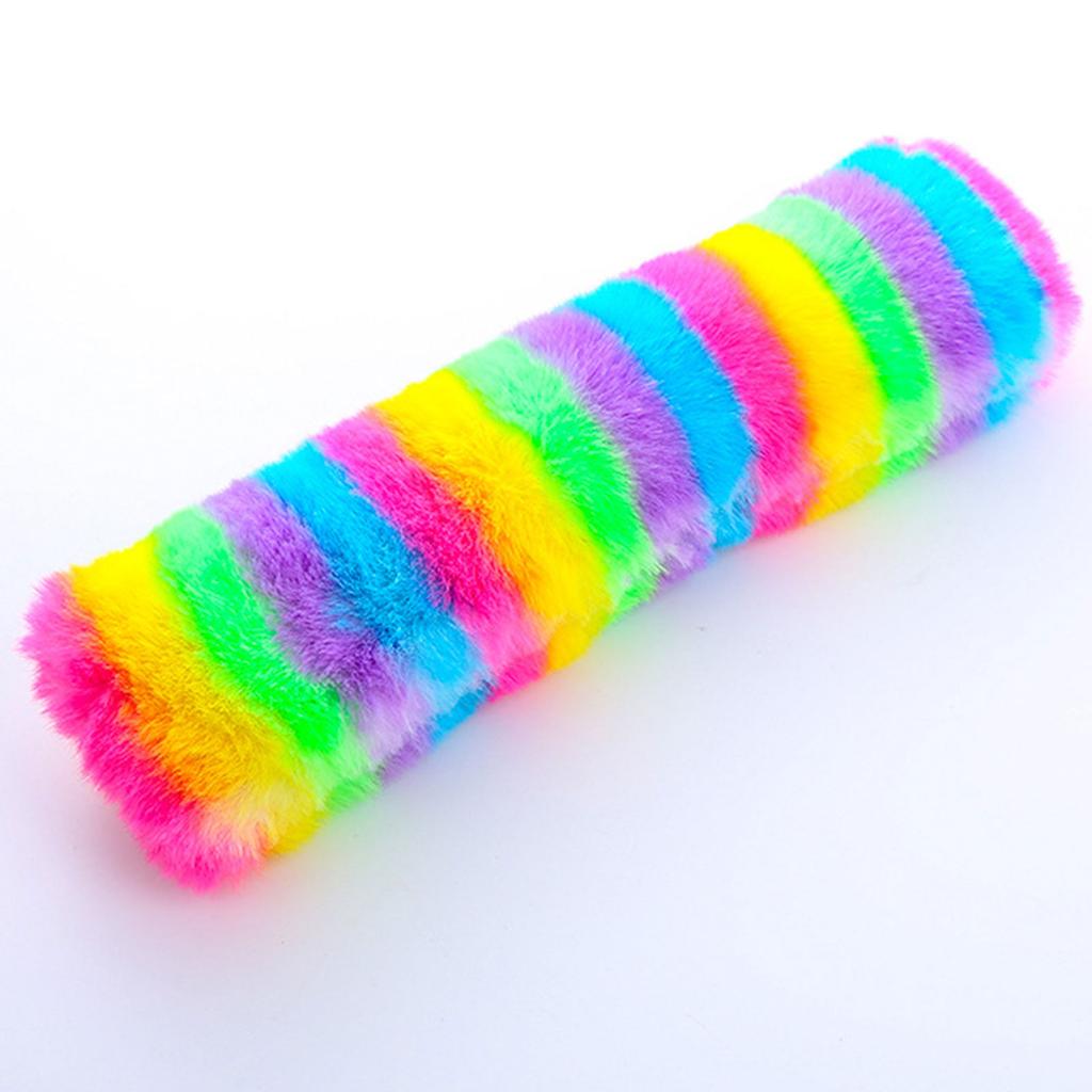 Rainbow Color Plush Soft Pillow Dogs Cat Toy Tie Dye Color Filled Catmint Pillow Toy Cat Cute Playing Toy for Cat Toy