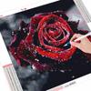 50X50CM 5D DIY Diamond Painting Flower Rose Mosaic Diamond Full Square Round Rhinestone Picture Home Decoration