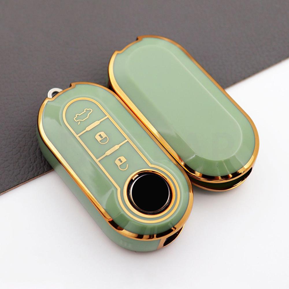 For Fiat 500 Ducato Panda 500L Punto Lancia Musa For Citroen Jumper For Peugeot TPU Car Remote Key Case Cover Shell Fob Boxer