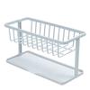 Household Kitchen Countertop Cleaning and Storage Rack, Multifunctional Sponge Drain Shelf for Faucets and Sinks