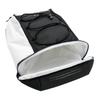 Jordan 32L Fashion Simple Zipper Closure Polyester Backpack Unisex backpack Black White JD2533003AD001