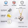 Customize Heat Transfer Photo Pictures Necklaces Stainless Steel Heart Round Pendant Personalized Jewelry Keepsake Gifts