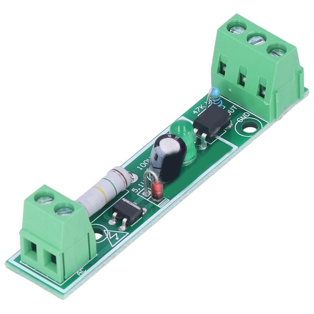 Optoisolator-Modul 1 Kanal Optokoppler Isolationsplatine Spannungserkennung für SPS AC 220V