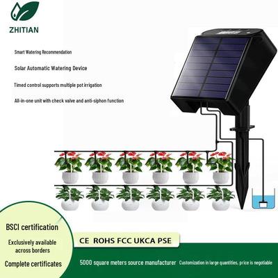 Solarbetriebenes Drahtloses Smart-Bewässerungssystem: Automatischer Timer & Mikro-Sprühset für Gärten