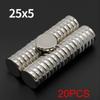 25x5mm Powerful Neodymium Magnet N35 NdfeB Permanent Magnetic imanes Round Super Strong Fridge Magnets DIY