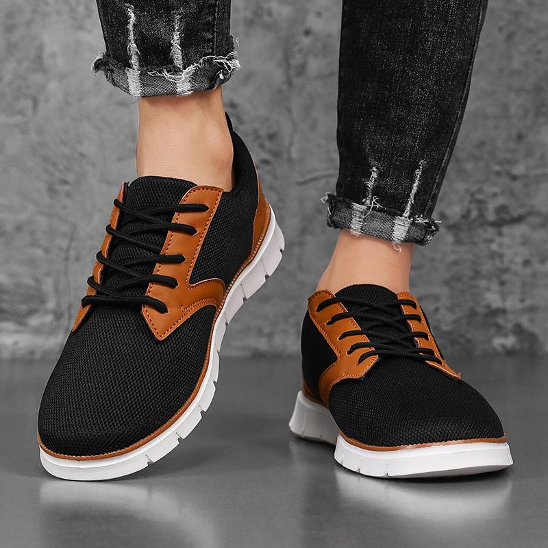 Men Summer Casual Sports Shoes Breathable Lightweight Men's Business Style Outdoor Travel Easy Match Breathable Material for Hot Summer Days