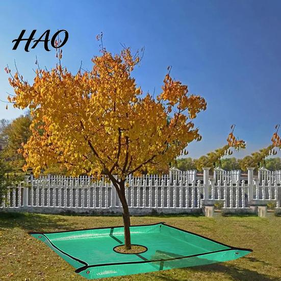 Outdoor Lawn Debris Collector Landscape Tarp for Trimming, Garden Pruning with Hole & 4 Landscaping Waste Catching Sheet Corner Buckles, Shrub