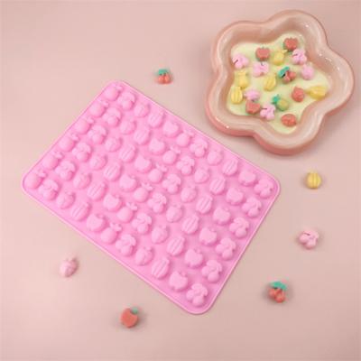 Stampo in Gomma Stampo in Silicone per Cioccolato con Contagocce Fai da Te Dinosauro Orso Cuore e Mini Ciambelle Festa di San Valentino Stampo da Forno