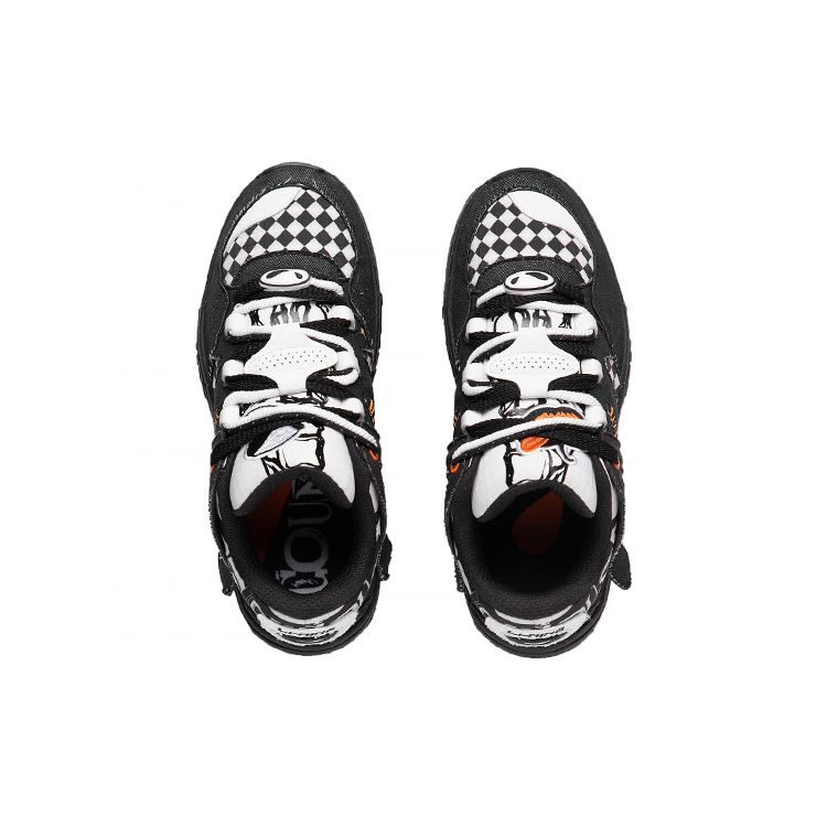 Li Ning CF Su Series Yu 2.0 Halloween Thick Sole Height Increasing Cushioning Versatile Bread Shoes Low Top Casual Shoes Unisex Sneaker AGCS309-6