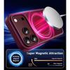 Case + 2 Tempered Glasses for iPhone 18 Pro, Anti-Scratch Protection with Magnetic Circle Bordeaux
