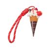 Tiny Dessert Key Holder Eye Catching Detail Great Sweet Ice Cream Accessory Present For Friend