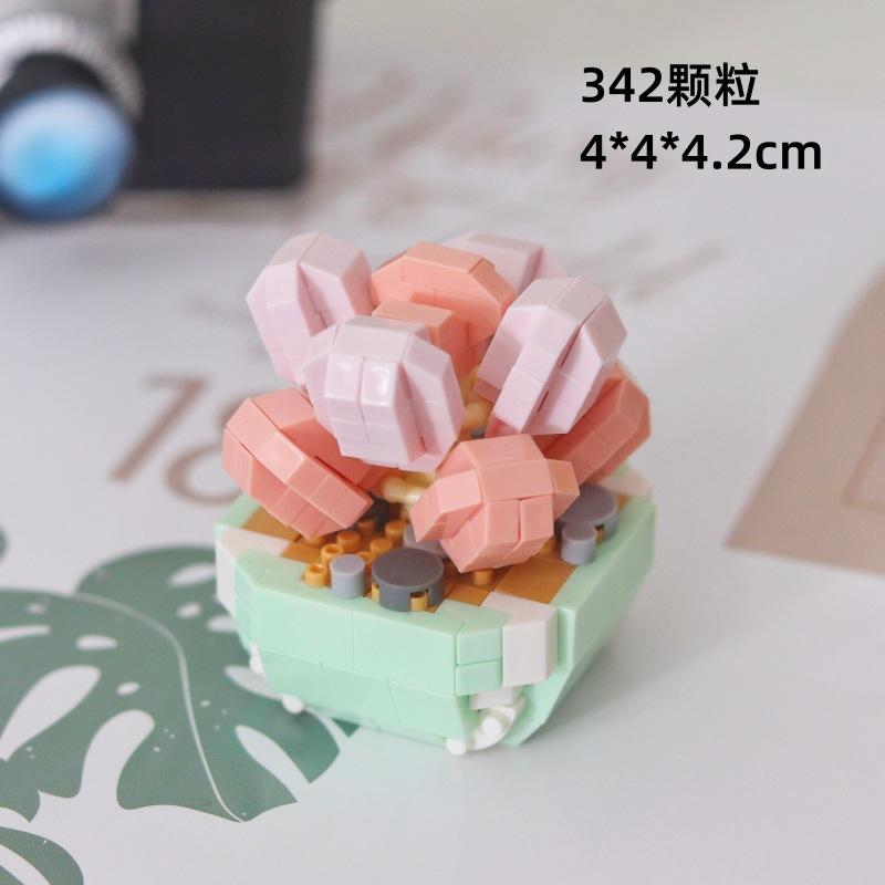 Bloc de construcție Floare pentru Copii de la 6 la 10 Ani Cărămizi Jucării Educaționale Mini Jucării de Construit pentru Copii Fată de la 5 la 7 Ani Jocuri