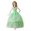 30cm Princess Doll Wedding Dress with Train - Gown for Girls' Toys