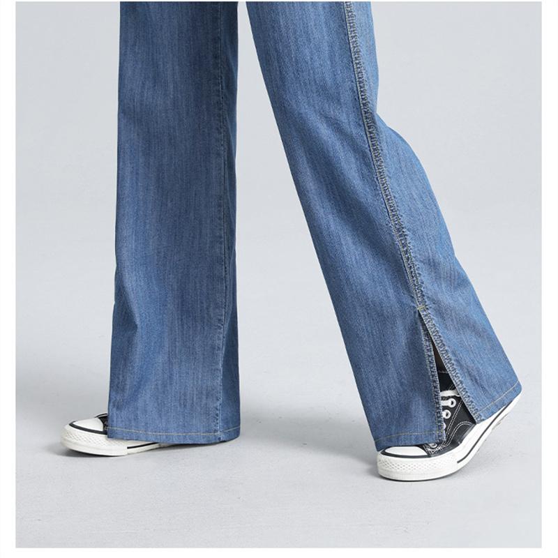 Epocă primăvară 2022 moda femei talie înaltă y2k blugi pentru femei cu picioare largi pantaloni largi din denim pantaloni lungi blugi mamă pantaloni blugi