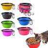 Foldable Collapsible Pet Dog Food Water Feeding Travel Bowl