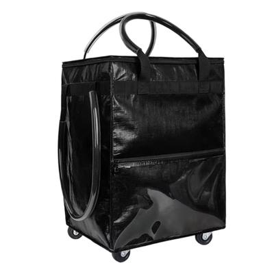 Reusable Grocery Bag On Wheels Water Proof Portable Shopping Rolling Bag Foldable Trolley Cart with Handle for Camping